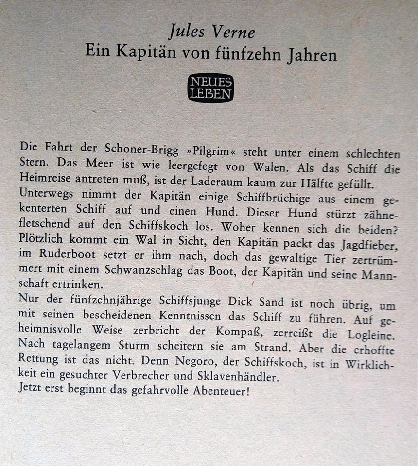 Jules Verne - Ein Kapitän von 15 Jahren in Ilmenau