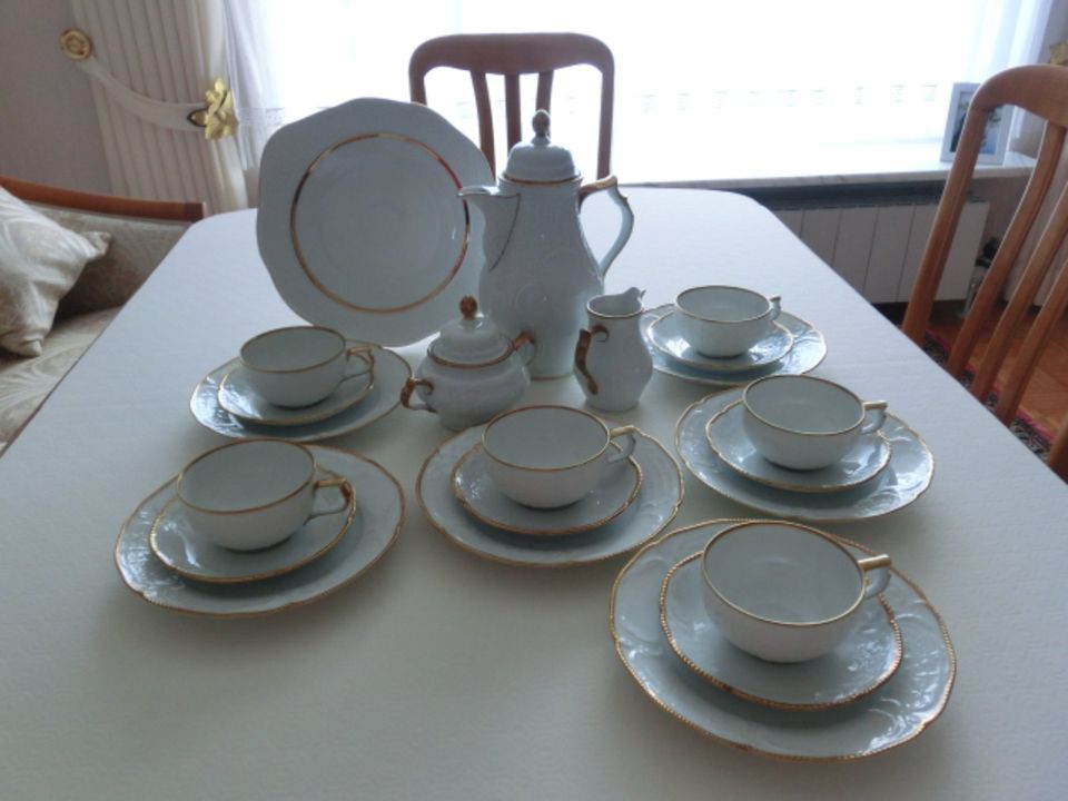 Rosenthal Kaffeeservice Sanssouci mit Goldrand Altserie in Baar-Ebenhausen