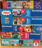 Puzzle - Paw Patrol, Thomas & Friends, Trolls, Pirat Baden-Württemberg - Edingen-Neckarhausen Vorschau