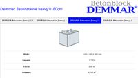 Demmar-Betonstein® heavy 2 C30/37 Betonlegostein Betonblock München - Schwabing-West Vorschau