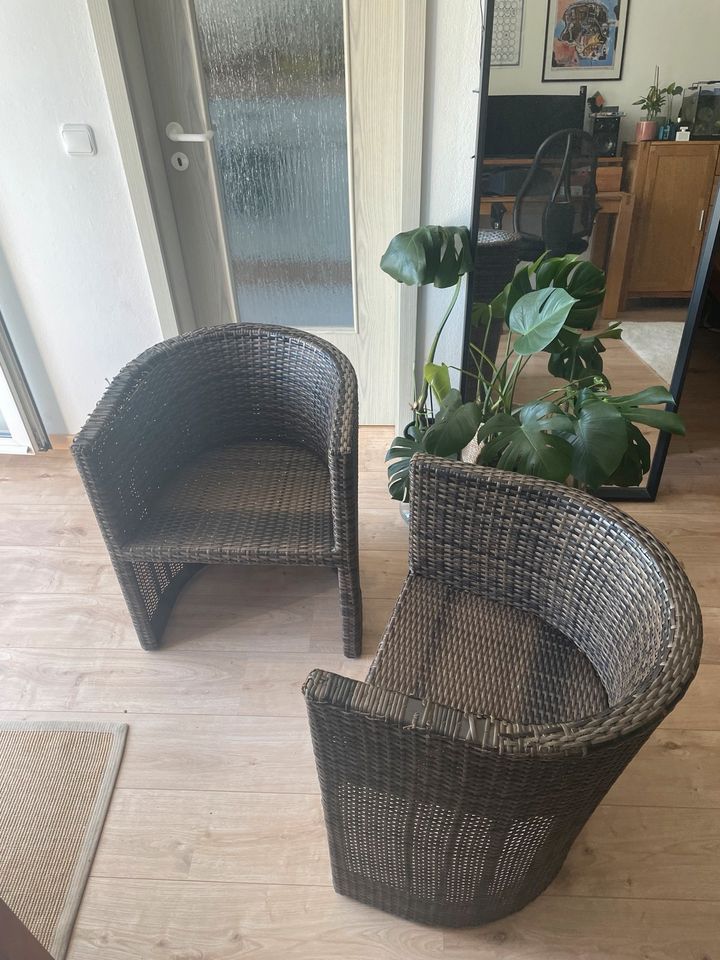 Rattan Stühle / Sessel für Garten + Balkon in Weiden (Oberpfalz)