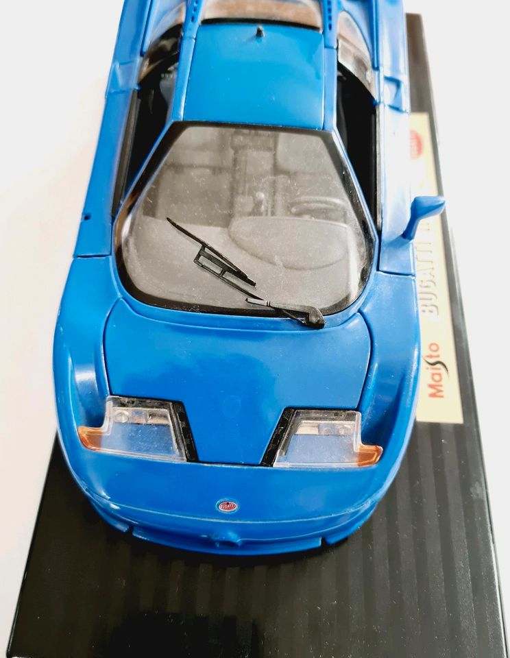 ⛽ Modellauto Bugatti EB 110 Blau BJ. 1992 Maße ca. 25cm x 10cm ⛽ in Nürnberg (Mittelfr)