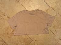 Cropped T-Shirt New Yorker FSBN Sisters Gr. S beige braun TOP Brandenburg - Hennigsdorf Vorschau