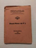 Orenstein Koppel Dieselmotor 116 V 2 Betriebs/Ersatzteilliste Nordrhein-Westfalen - Kamen Vorschau