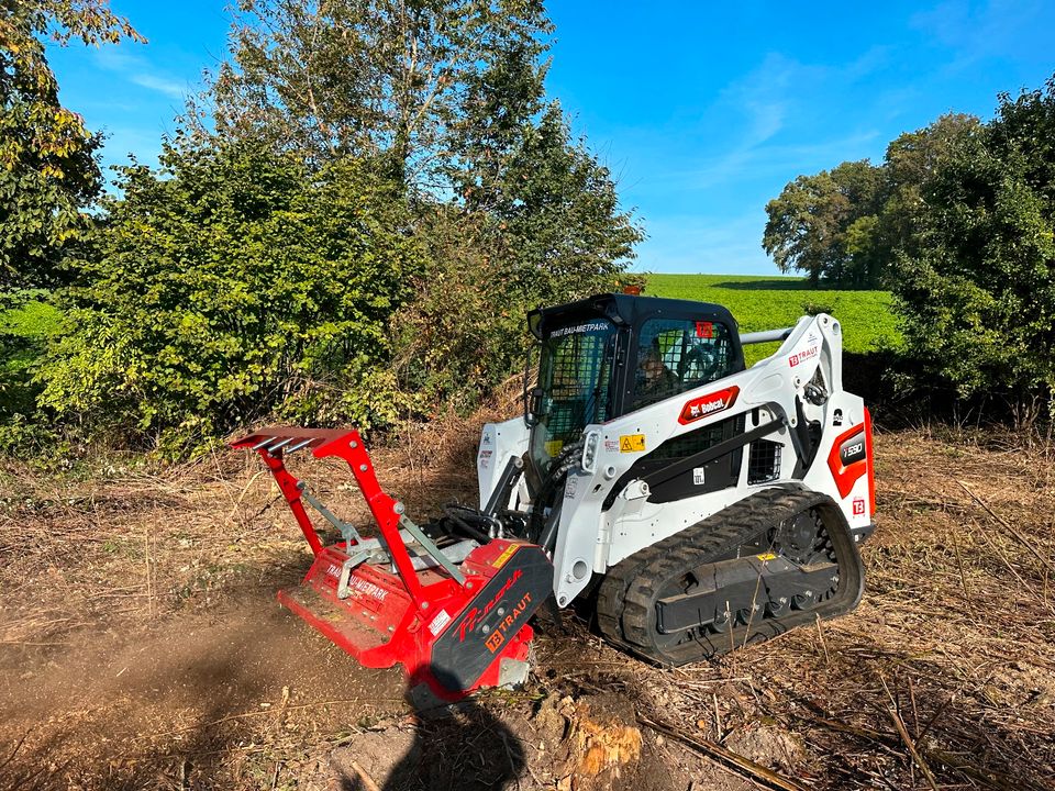 Forstmulcher Mulcher, Rodung, Gestrüppmulcher, Häcksler mit Fahrer mieten in Heimertingen