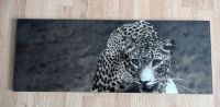 WANDGLASBILD  Leopard schwarz / weiß Sachsen - Annaberg-Buchholz Vorschau