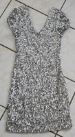 Pailettenkleid silber Glitzer Kleid Gr. S Hessen - Gründau Vorschau