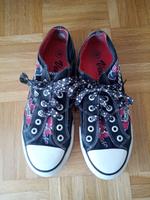 Stoffschuhe wie Chucks bunt schwarz ausgefallen Venice Münster (Westfalen) - Roxel Vorschau