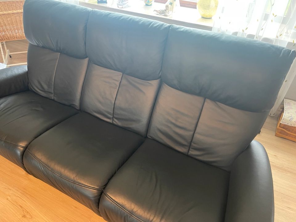 Himolla 3-Sitzer Echtleder Sofa in Wiefelstede