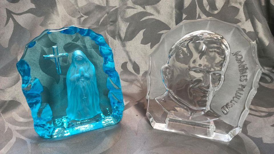 Bleikristall Bilder Maria und Paulus II in Siegsdorf