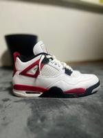 Verkaufe Jordan 4 rot weiß Hessen - Braunfels Vorschau
