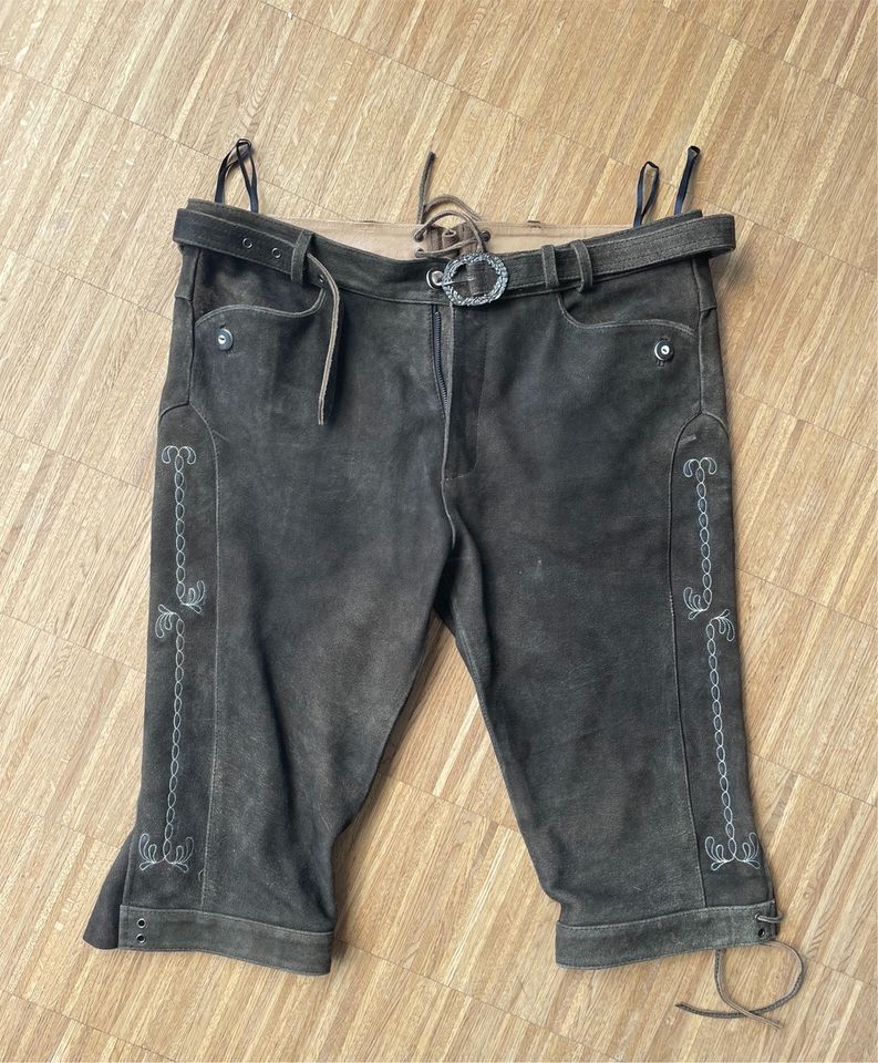 Dreiviertel Lederhose für Männer Gr. D:26, NL: 26 in Weißenburg in Bayern