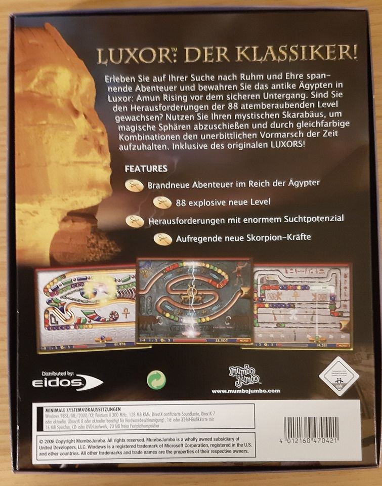 PC Spiele Luxor Amun Rising PREMIUM in Tangstedt