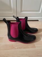 Gummistiefel Stiefelletten Kinder gr.38 schwarz/ pink Rostock - Stadtmitte Vorschau