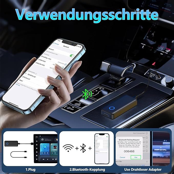 Sanyee Wireless CarPlay und Android Auto ⭐️ NEU ⭐️ in Stuttgart