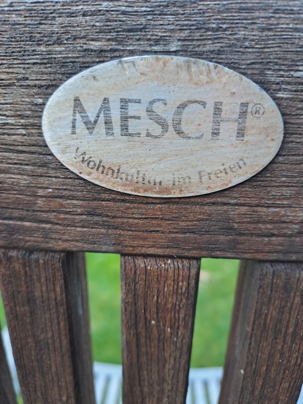 Gartenstühle TEAK hochwertig und robust der Marke MESCH in Forstern