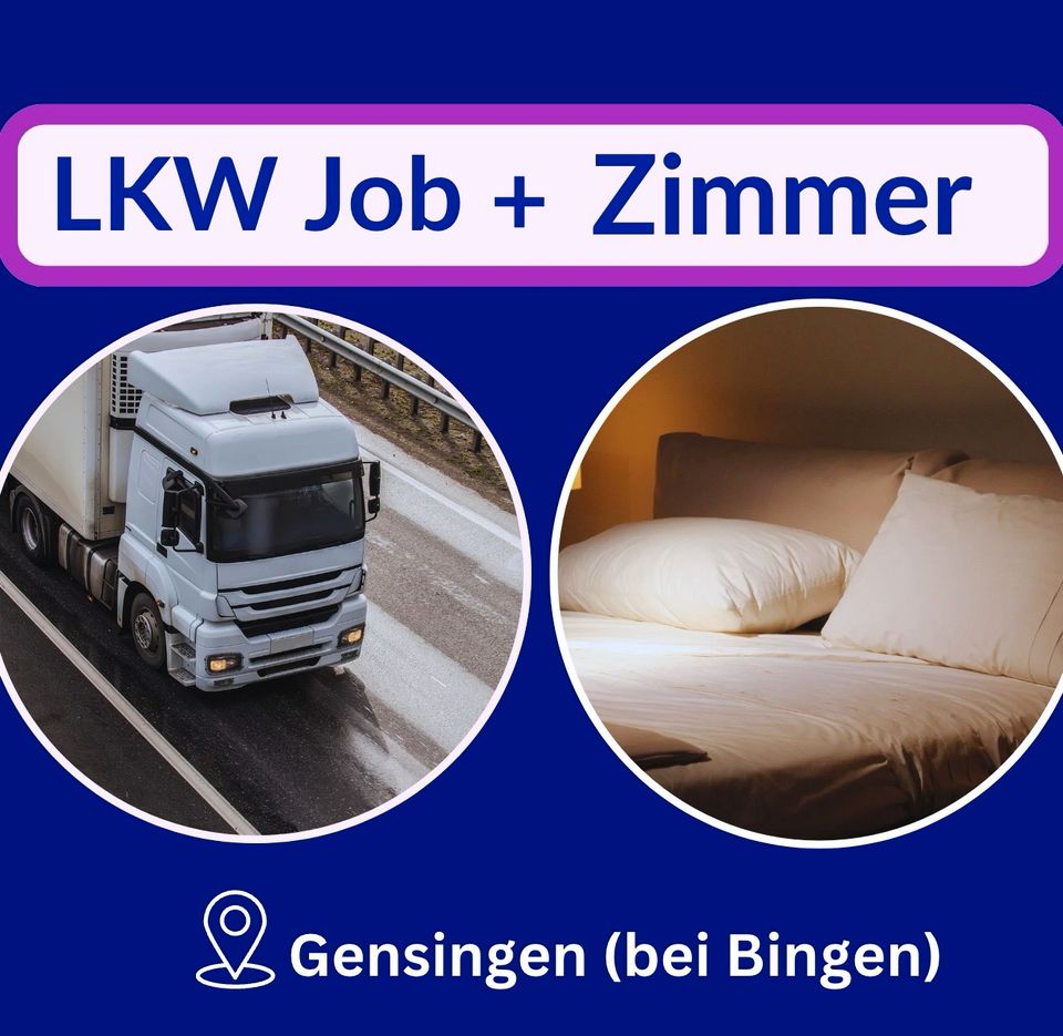 LKW-Job im Nahverkehr + Zimmer! (Gensingen) ❗ #ID368b in Gensingen