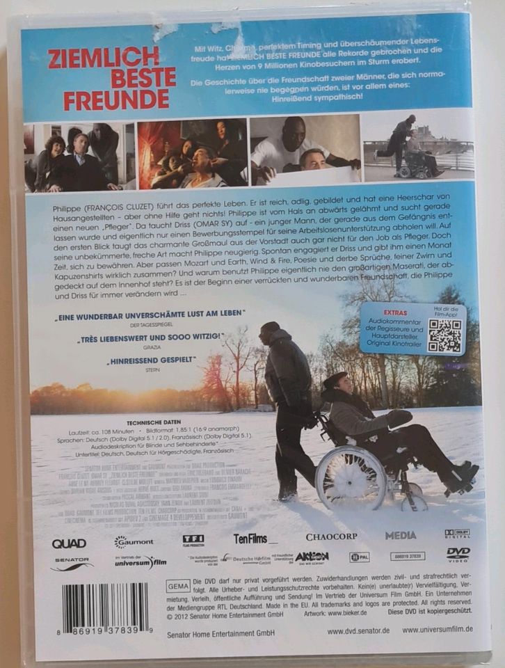 NEU - DVD - Ziemlich beste Freunde in Leipzig