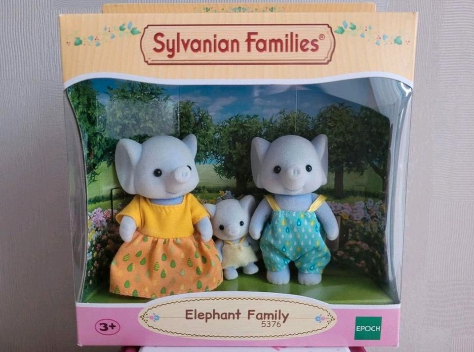 Sylvanian Families Figuren Elefanten Familie 5376 in Angelmodde