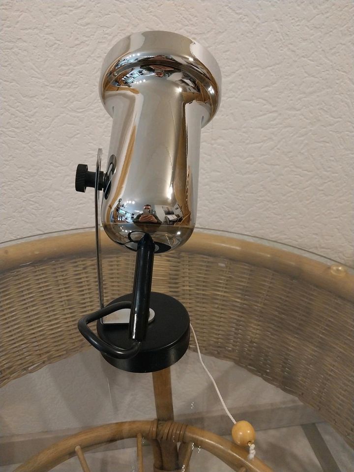 Hustadt Lampe Strahler retro Vintage 60er 70er Chrom in Bergkamen