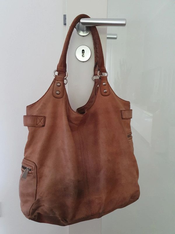 Liebeskind Berlin Shopper Tasche / Leder Handtasche cognac braun in Hannover