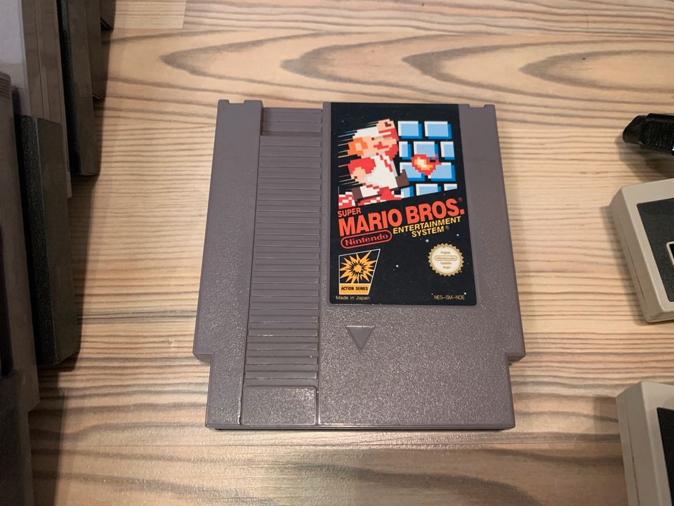 Nintendo NES Konsole + Spiele DYNABLASTER, NORTH&SOUTH etc. in Baar i. Schwaben