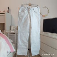 1x Strechjeans hellblau 1x Jeans weiss Baumwolle Bayern - Neuburg a.d. Donau Vorschau