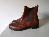 Gr38 Ara neuwertig Leder Chelsea Boots Stiefel Cognac Braun Niedersachsen - Hildesheim Vorschau