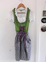 Dirndl Esmara Lidl Größe 34 XS lila grün Bayern - Cadolzburg Vorschau