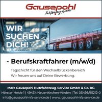 Berufskraftfahrer im Nahverkehr (Vollzeit) Niedersachsen - Neuenkirchen-Vörden Vorschau