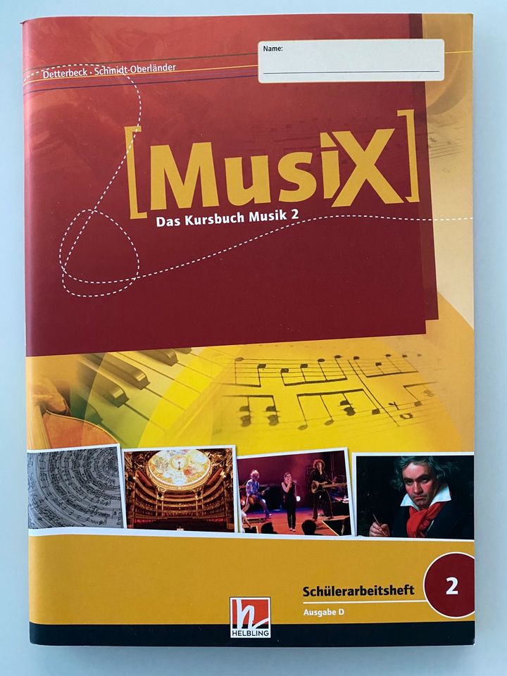 Musix Kursbuch Musik 2 Schülerarbeitsheft Ausgabe D Arbeitsheft in Siershahn