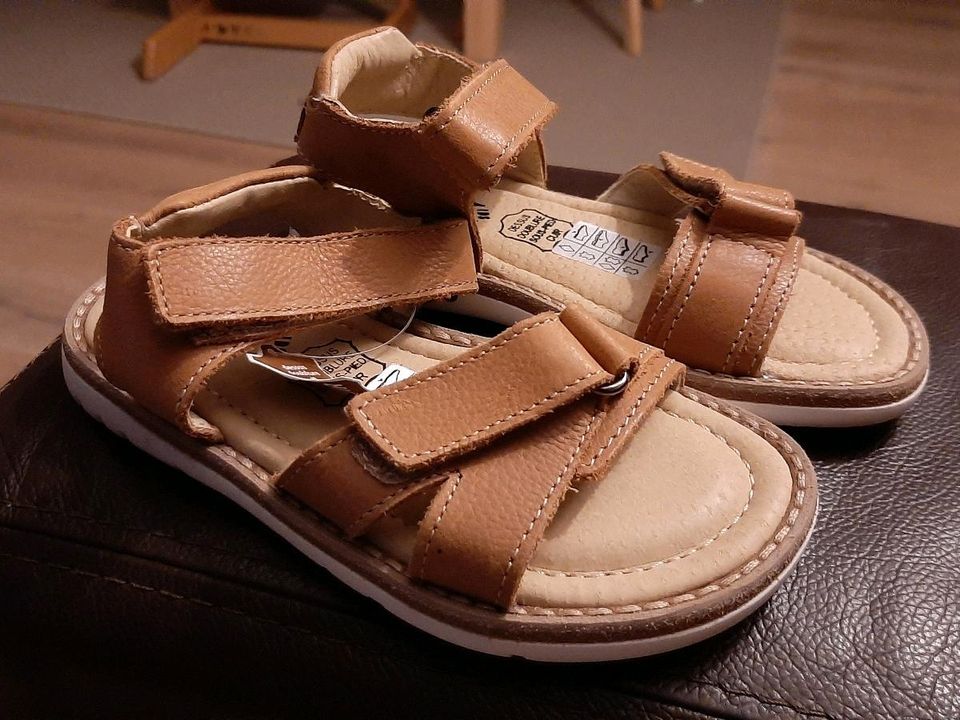 MKids Leder-Sandalen Gr. 26 Braun, NEU m. Etikett in Dußlingen