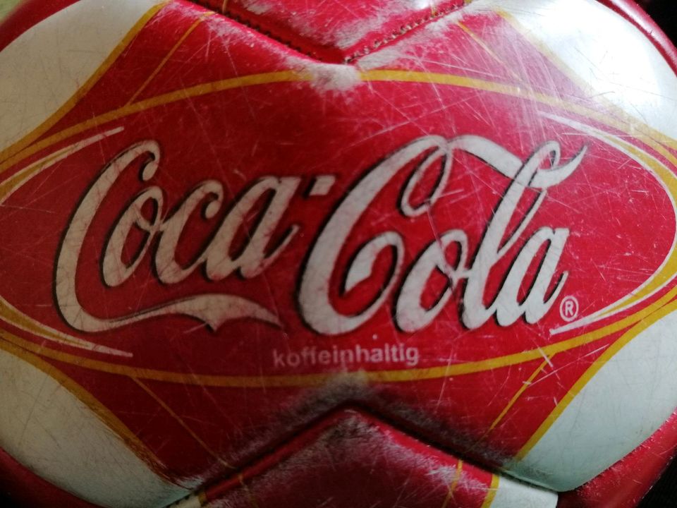 Lederfußball von der EM 2004 Portugal Coca Cola in Pirna
