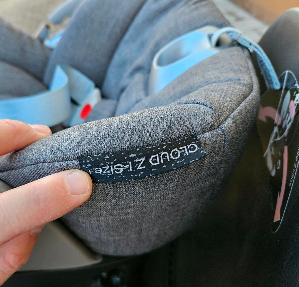 Sybex Cloud Z+Isofix/ Statio/Base Z-i Size Babyschale drehbar in Eggenstein-Leopoldshafen