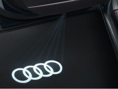 Audi Einstiegs Logoprojektion "Audi-Ringe" *Borgmann*