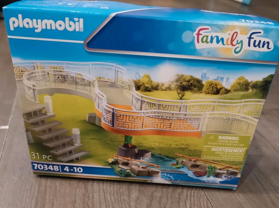 Neu Playmobil 70348 Erweiterungs Set Zoo/ Brücke in Hamm