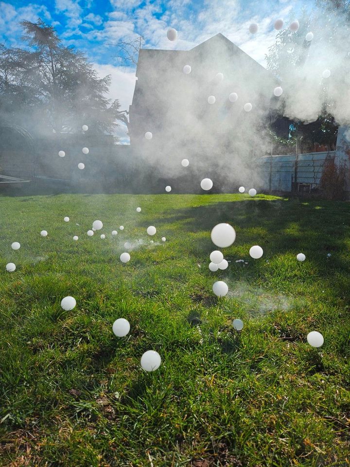 Bubble Fog Seifenblasen Nebel gefüllt Hochzeit Kindergeburtstag in Karlsruhe