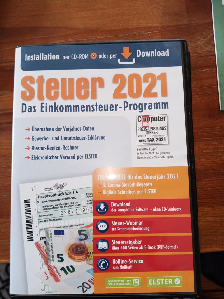 Aldi Steuer CD Software 2021 in Flensburg