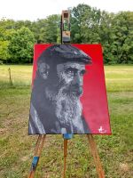 Portait "Old'n wise", Handgemaltes Unikat, Deko, Acrylbild Nordrhein-Westfalen - Versmold Vorschau