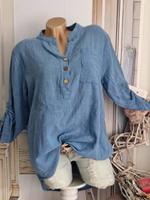 Tunika Bluse jeansblau Hemdbluse Italy 38 40 42 44 NEU Nordrhein-Westfalen - Mönchengladbach Vorschau