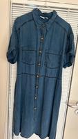 H&M Lyocell Kleid in Denim-Look München - Sendling Vorschau