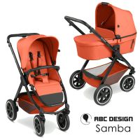 ABC-Design Samba 2in1 Kinderwagen-Set - Carrot - inkl. Babywanne + Sportsitz + XXL-Zubehörpaket - NEU Hessen - Fulda Vorschau