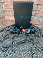 PlayStation 2 mit 2 Controllern und Mikrocard und Verbindungskabe Niedersachsen - Neu Wulmstorf Vorschau
