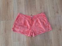 rote Shorts kurze Hose Leinenmischung Gr.44 Niedersachsen - Deutsch Evern Vorschau