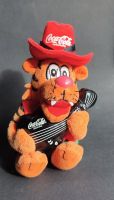 alter Coca Cola Tiger mit Gitarre, Guitar Tiger Plüsch ca. 45cm Bayern - Knetzgau Vorschau