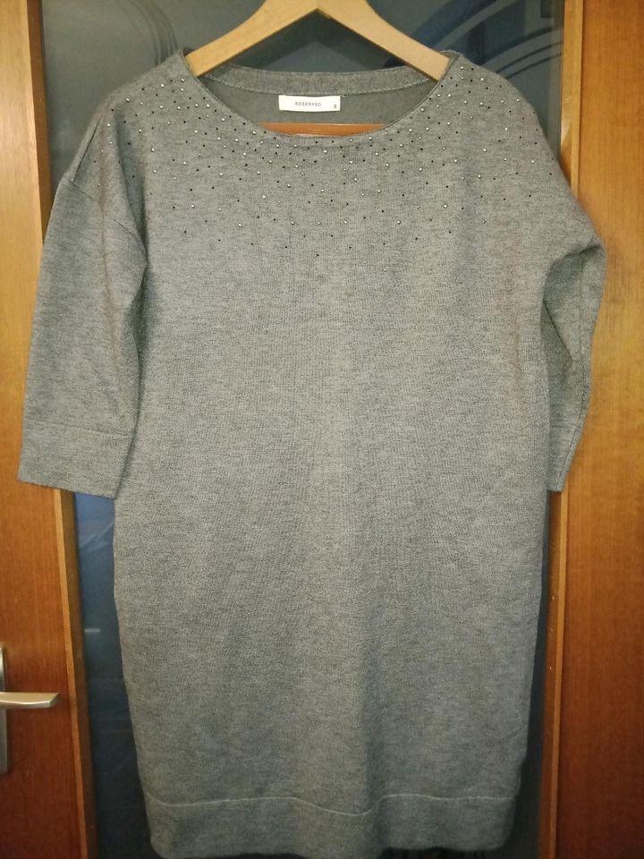 Reserved Kleid Pullover Longsleeve S grau in Wedemark