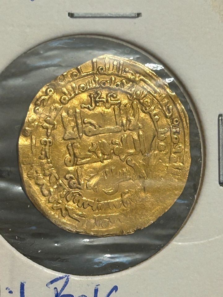 Gold Münze aus dem Mittelalter in Köln