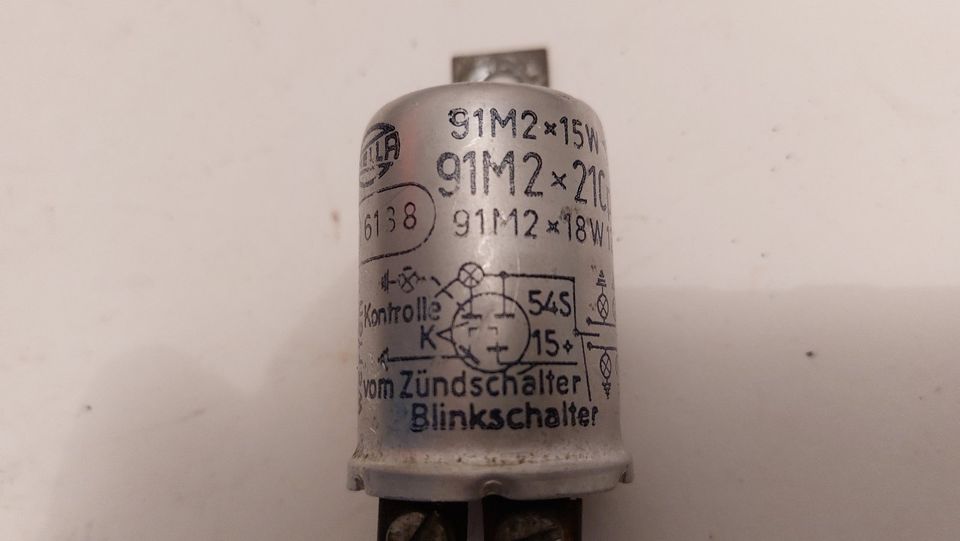 Hella 91M2 x 15W 12V - Blinkschalter/Zündschalter (gebraucht) in Sandhausen