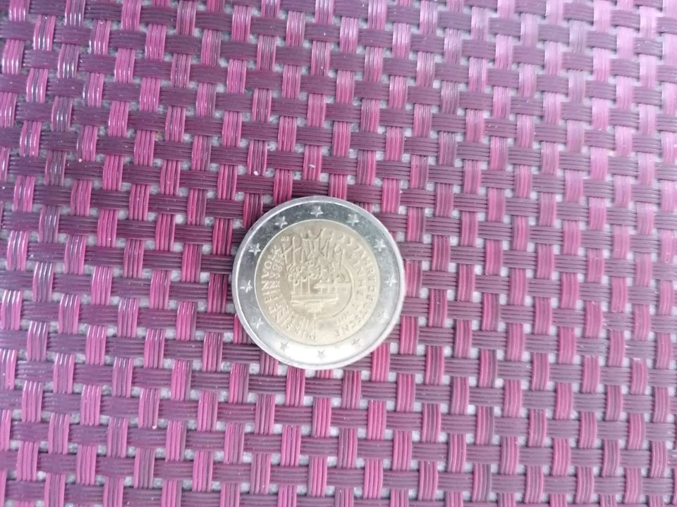 Zwei Euro Münze, Deutsche Einheit in Tangerhütte