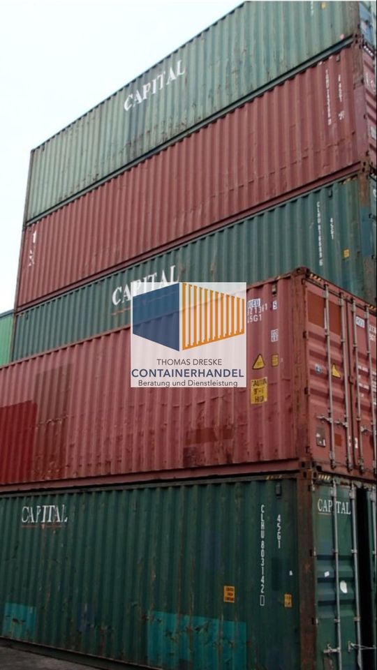 20` / 40` Fuß 6m / 12m Seecontainer - Frankfurt Oder - High Cube Container Lagercontainer Container Magazincontainer Überseecontainer GEBRAUCHT NEUWERTIG NEU in Frankfurt (Oder)